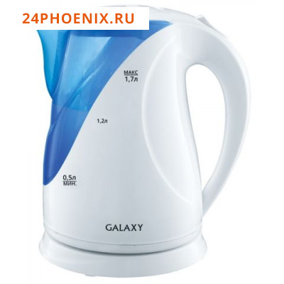Чайник GALAXY GL-0202 1,7л. 2,2кВт. диск /12/
