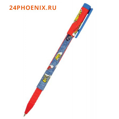 Ручка шариковая 0.5 мм "FunWrite. Кеды разноцветные" синяя 20-0212/27 Bruno Visconti {Китай}