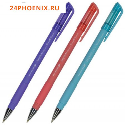 Ручка шариковая 0.5мм "EasyWrite.JOY" синяя (3 цвета корпуса) 20-0044 Bruno Visconti {Китай}
