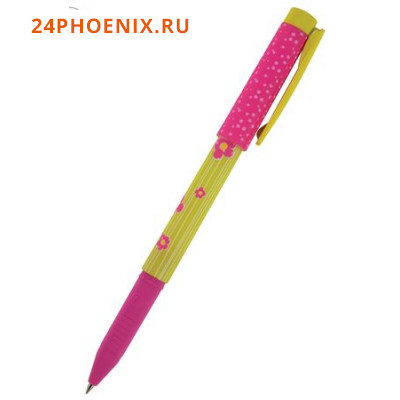 Ручка шариковая 0.7 мм "FreshWrite. Летние цветы" синяя 20-0214/07 Bruno Visconti {Китай}