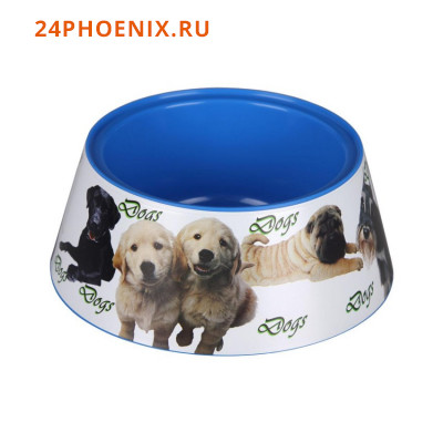 Миска Уфа "Dogs" для домашних животных 0,7л. М4721 /20/ (шт.)