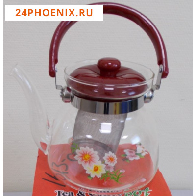 Чайник ХК  "Mingye" заварочный стеклянный 1100мл /24/ (шт.)