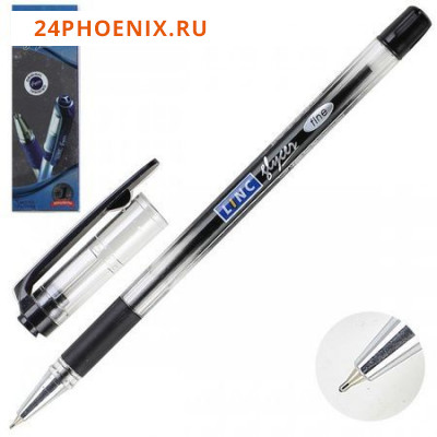 Ручка шариковая LINC "Glycer" черная 0.7мм 1300RF LINC {Индия}