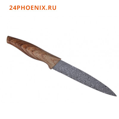Нож кухонный SATOSHI Алмаз, кухонный универсальный с антиналипающим покрытием, 12,7см, 803-078 /1/ (