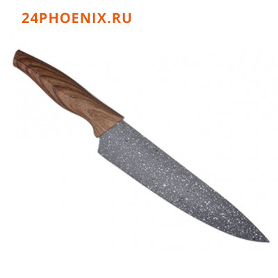 Нож кухонный SATOSHI Алмаз, кухонный шеф с антиналипающим покрытием, 20см, 803-083 /1/ (шт.)