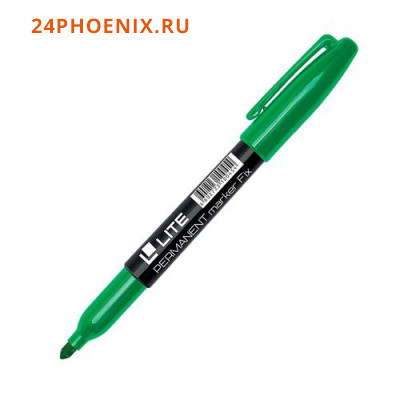 Маркер перманентный 1-3 мм FIX зеленый круглый PMLF3-G LITE {Китай}