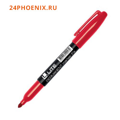 Маркер перманентный 1-3 мм FIX красный круглый PMLF3-R LITE {Китай}