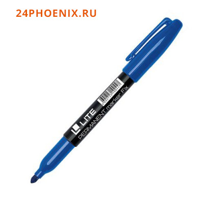 Маркер перманентный 1-3 мм FIX синий круглый PMLF3-B LITE {Китай}