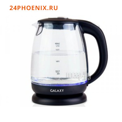 Чайник GALAXY GL-0317 нерж. 1,2л. 1,2кВт. диск. /6/