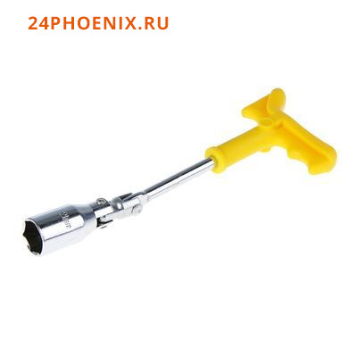 Ключ свечной TUNDRA basic, с карданным шарниром, 21 мм /100/