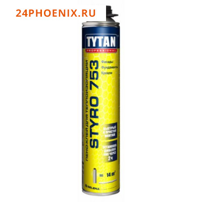 Клей TYTAN Professional Styro 753, для теплоизоляции, 750мл /12/
