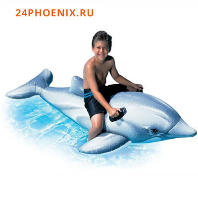 Игрушка для катания верхом Дельфин мал., от 3 лет, 175*66см, INTEX 58535 /6/