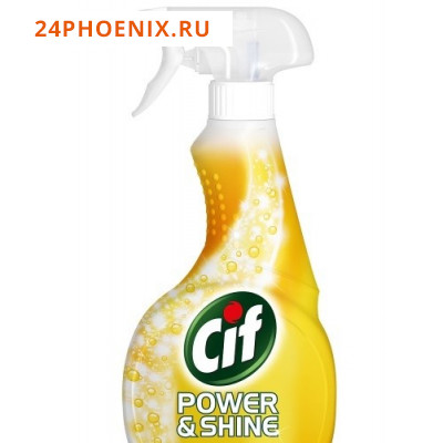 CIF чист. для  КУХНИ  Power&Shine  / Спрей 500мл  /12