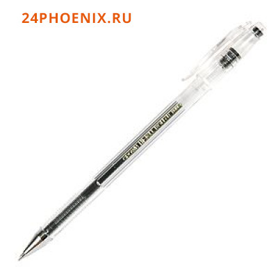 Ручка гелевая "Crown" 0.5мм черная HJR-500B Crown {Корея}
