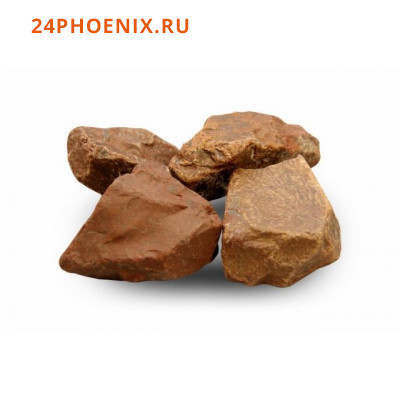 Камень для банных печей "ЯШМА" обвалованная фр 70-120, в коробке 20кг.