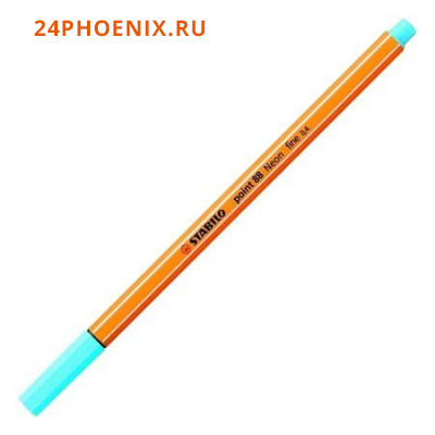 Ручка капиллярная 88/031 НЕОН 0.4мм голубая STABILO {Германия}