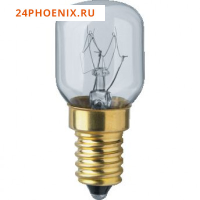 Лампа Navigator 61207 накаливания NI-T25-15Вт/Е14 для духовок /100/