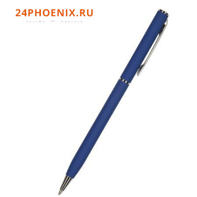 Ручка автоматическая шариковая 0.7мм "PALERMO" синяя, (синий металлический корпус) 20-0250/07 Bruno