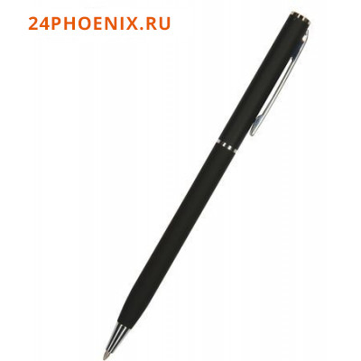 Ручка автоматическая шариковая 0.7мм "PALERMO" синяя, (черный металлический корпус) 20-0250/01 Bruno