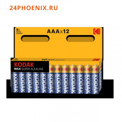 Батарейка Kodak Max LR03 мизинчиковая 12шт. /10/60/