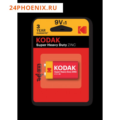 Батарейка Kodak Ехtra Heavy Duty 6F22 BL-1 /10/50/