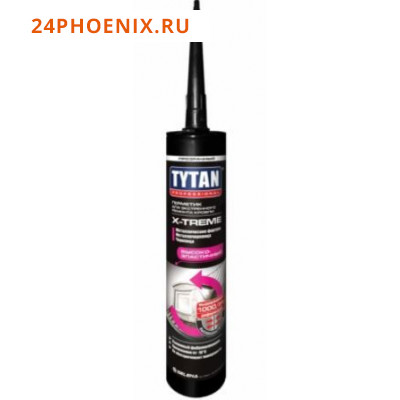 Герметик Tytan Professional X-treme для Экстренного ремонта кровли, прозрачный, 310мл /12/
