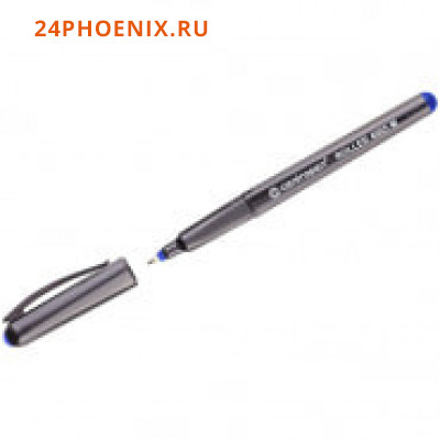 Ручка-роллер 0.6мм ERGO Cap off синяя, треугольный корпус 4665/01-06 Centropen {Чехия}