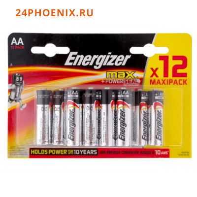 Батарейка Energizer MAX E91/AA FSB 1шт. /6/