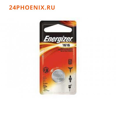 Батарейка Energizer Miniatures Lithium CR1616 PIP1 /10/