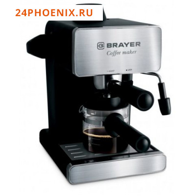 Кофеварка BRAYER BR-1103 950Вт. 0,25л. 4бар,антикап.система /2/