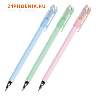 Ручка шариковая 0.38 мм "PointWrite.ZEFIR" синяя (3 цвета корпуса) 20-0253 Bruno Visconti {Китай}