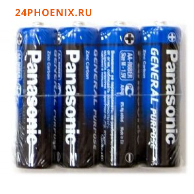 Батарейка Panasonic Gen.Purpose R6ВЕR/4Р 4шт. /15/150/