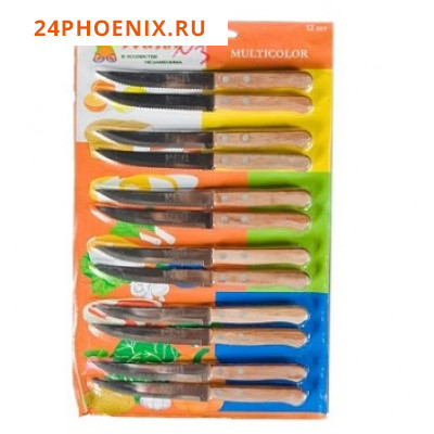 Нож кухонный DOMINA №2 для томатов 5" ручка дерево /12/ (1 шт.)