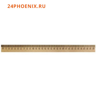 Линейка деревянная  30 см ЛД30КР Creativiki {Россия}