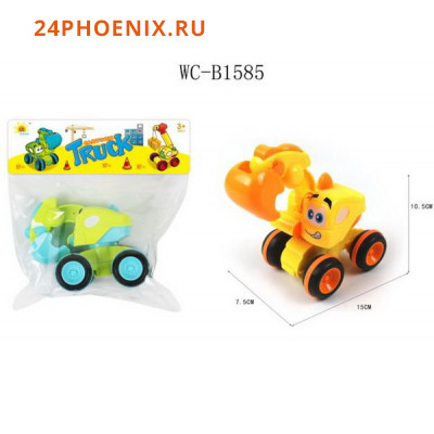Машина Экскаватор (в ассортименте) (в пакете) (от 3 лет) 0531-1, (Junfa Toys Ltd)