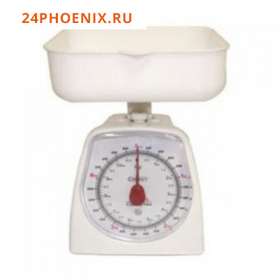 Весы кухонные механические ENERGY EN-406МК,  (0-5 кг) квадратные /24/