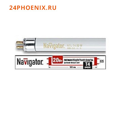 Лампа Navigator 94115 люминесцентная NTL-T4-20-860-G5