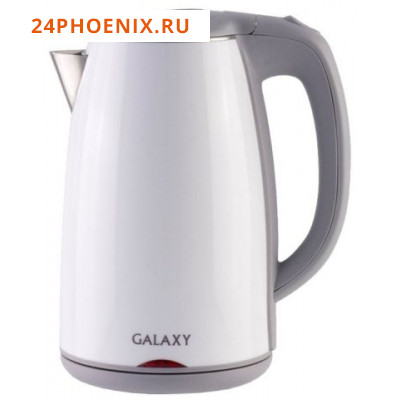 Чайник GALAXY GL-0307 нерж. 1,7л. 2кВт. диск. /12/