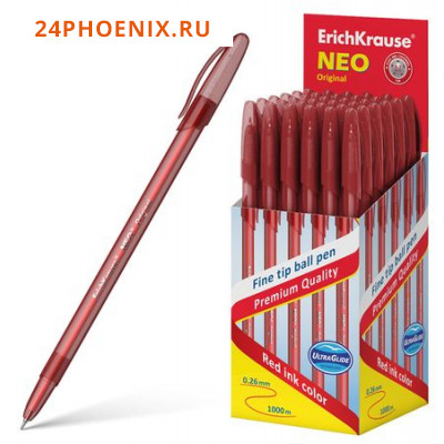Ручка шариковая Neo Original красная 0.7мм 46517 Erich Krause {Индия}