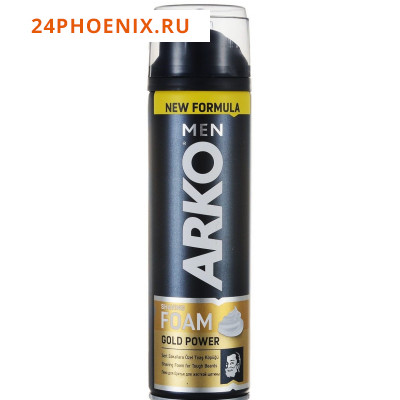 ARKO   Пена   д/бритья    GOLD POWER   200 мл.  / 24