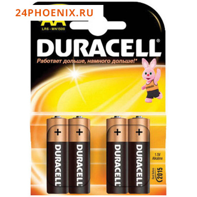 Батарейка Duracell NH AA Basic пальчиковая 1шт.