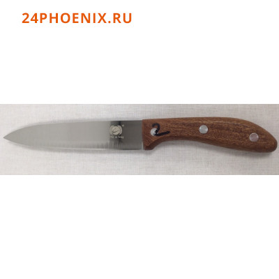 Нож Feng&Feng ХК из нержавеющей стали, 15см, деревянная ручка, SM6114 /360/ (шт.)