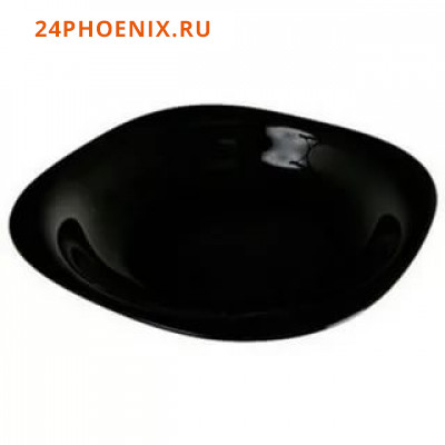 Тарелка суповая CARINE BLACK 21см, стекло /6/24/ (шт.)