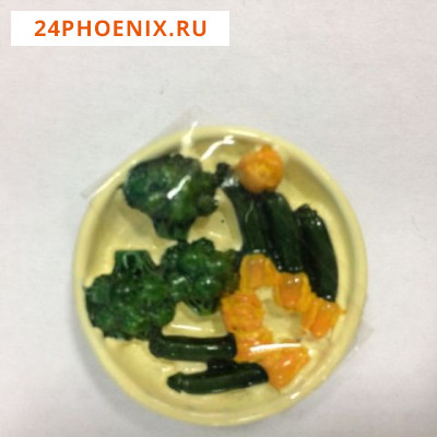 Магнит ZM-774-3 №8 тарелка с овощами 38