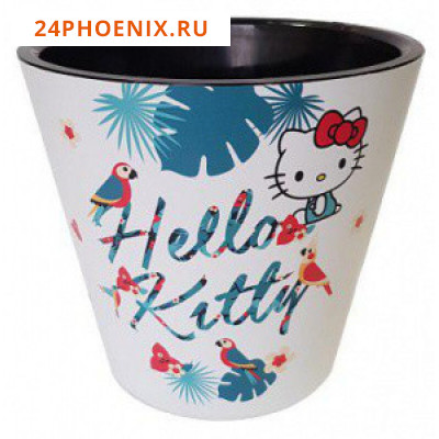 Горшок для цветов London D 200мм/4л Hello Kitty Тропики