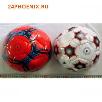 Мяч футбольный, размер №5" стандартный, кожзам (237) /100/