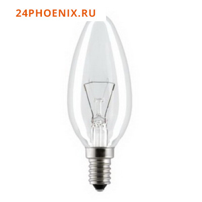 Лампа GE 60C1/CL/E27 74399 свеча