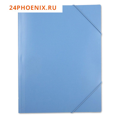 Папка на резинке А3 пластик 700мкм синяя на 250 листов -PRA3BLUE (402885) 204021 Бюрократ {Россия}