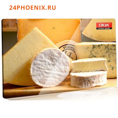Доска разделочная «Ломтики сыра» 20×30 см, стеклянная   4009046