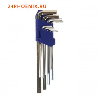 Набор ключей шестигранников TUNDRA comfort, 1.5 - 10 мм 9 штук, длинные (392) /60/